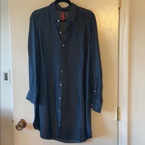 Denim shirt dress